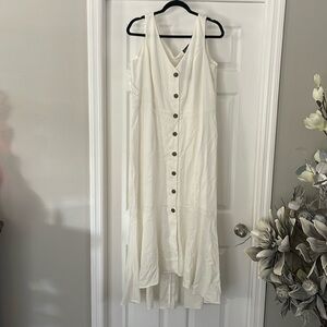 Linen Midaxi Dress